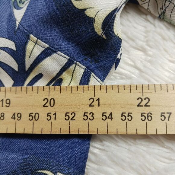 Guy Harvey By AFTCO Vintage Bluewater Wear 100% Silk Button Down. Men's Small... - Picture 8 of 10